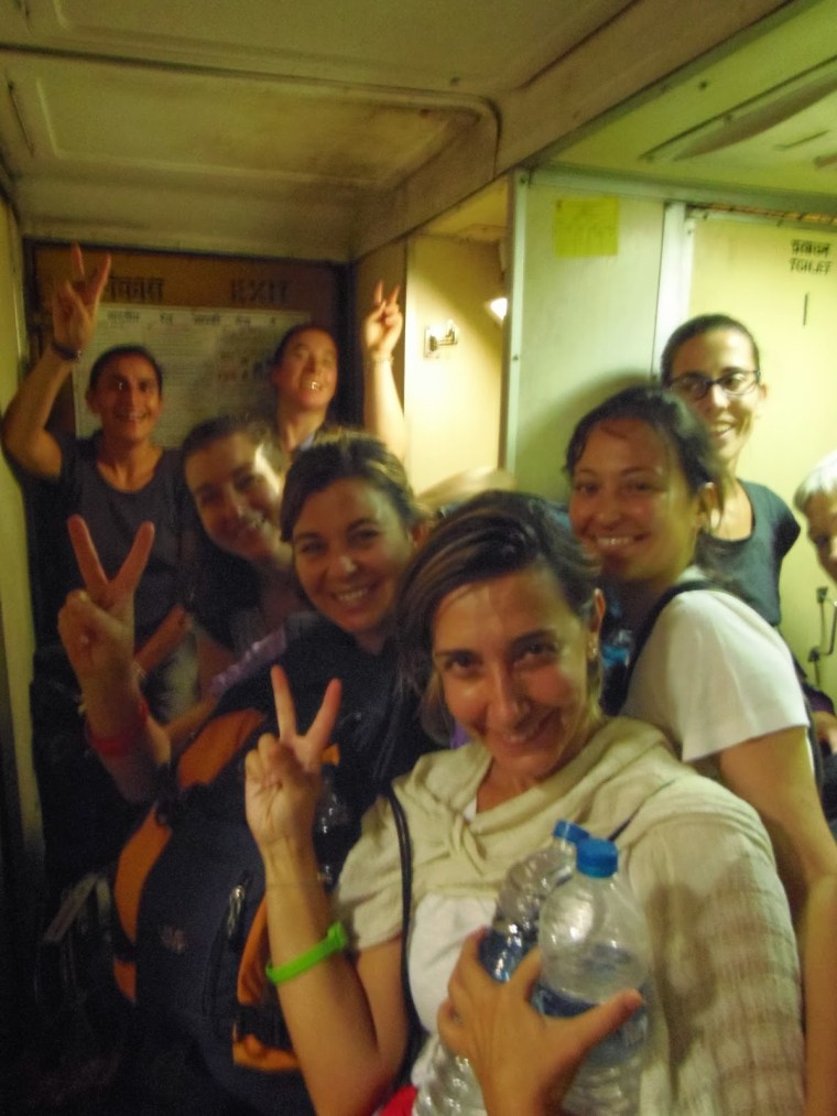 Ya estamos en el tren! ;)