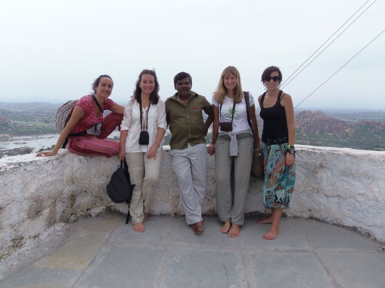 Templo de los monos con Guiri