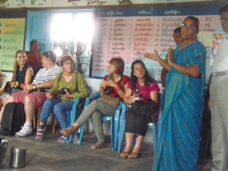 Visitando proyectos. Foto Bárbara