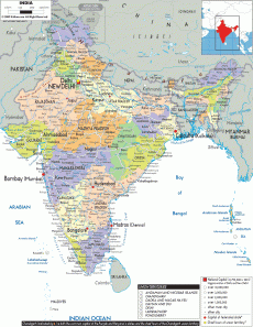 political-map-of-India