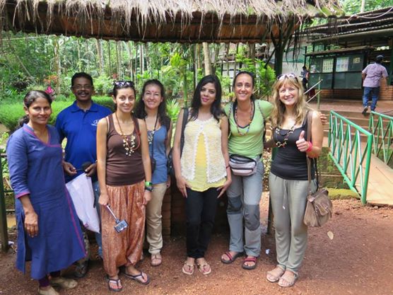 Nuestro grupo para visitar la granja de especias ;)