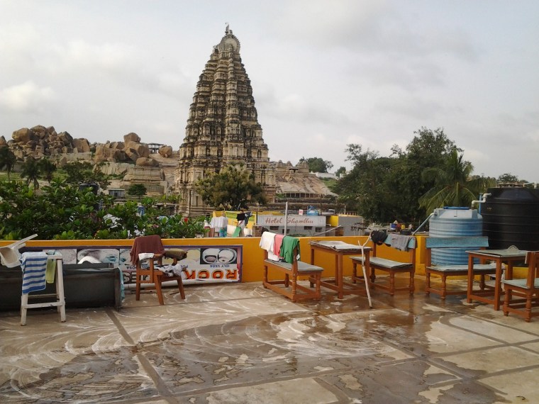 Terraza (roof) del Rocky guesthouse