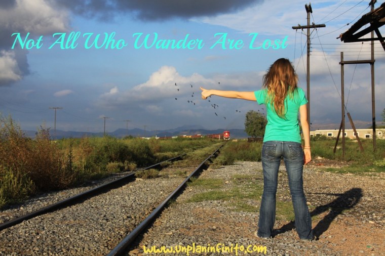 "No todos lso que vagan están perdidos"