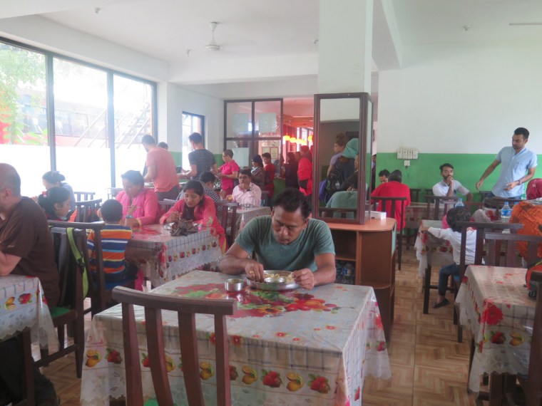 Restaurante de carretera, kahmandu-Pokhara