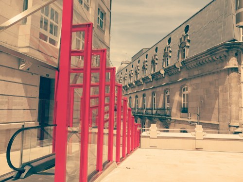 Escaleras eléctricas, puerta del sol, Vigo