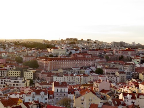 Lisboa , Mirador de Santa justa