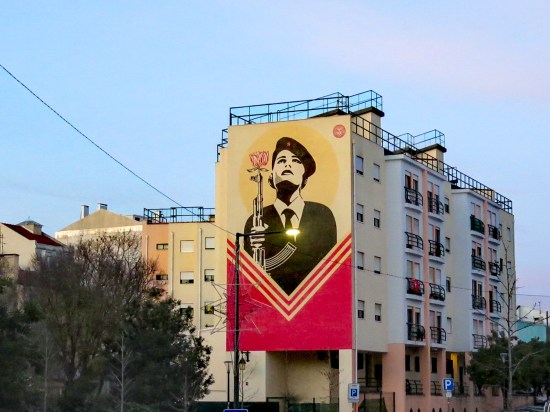Shepard Fairey, street art Lisboa