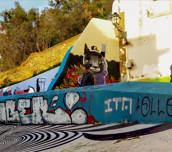 street art Lisboa, Graffiti en Caracol da Graça
